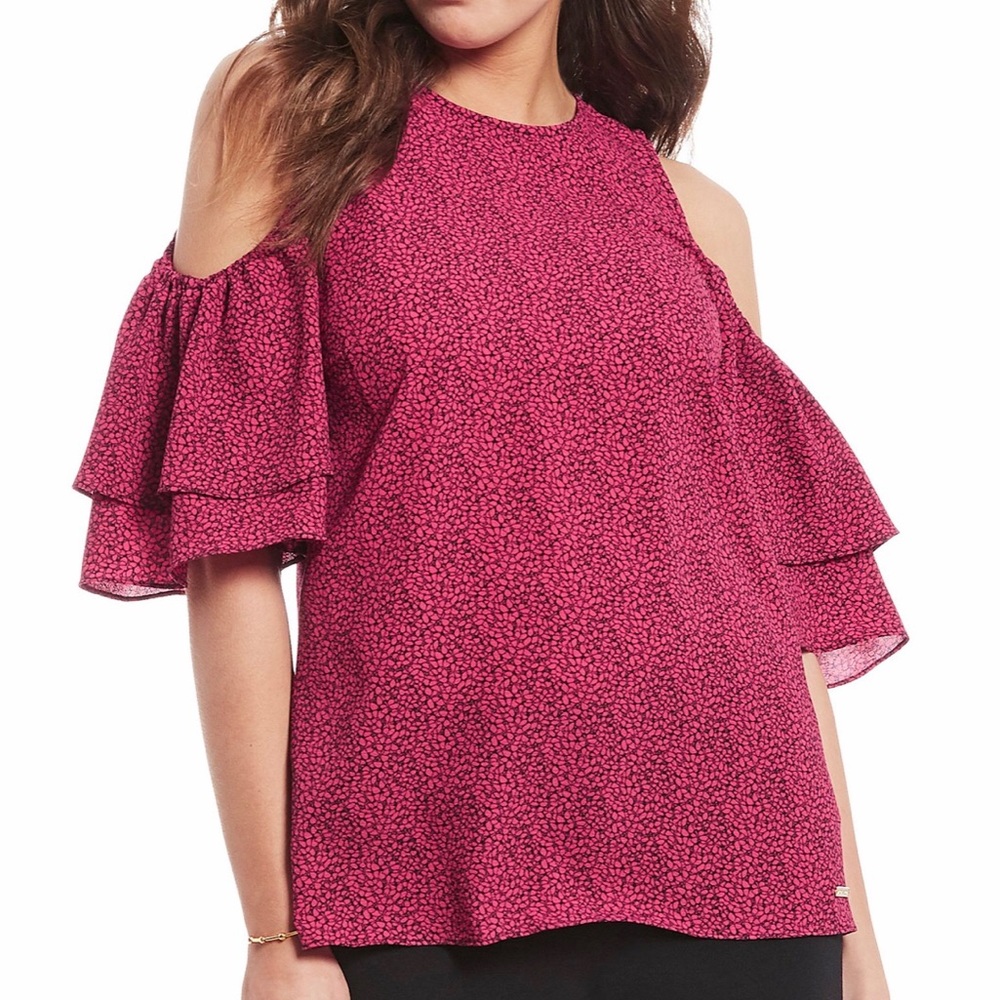 Michael Kors Cold Shoulder Blouse